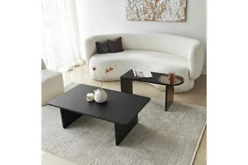 Dasina Sætborde 105 cm - Sort - Møbler - Borde - Sofabord