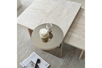 Dasina Sætborde 105 cm - Travertin - Møbler - Borde - Sofabord