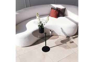 Deluxus Sofabord 60x45x60 cm Oval - Sort - Møbler - Borde - Sofabord