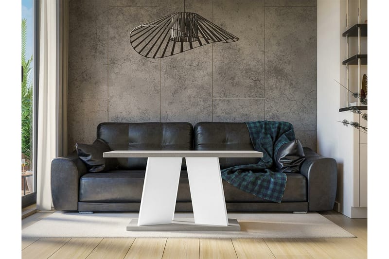 Denogal Sofabord 70 cm - Hvid - Møbler - Borde - Sofabord