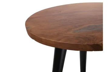 Detah 45 cm Rundt Sofabord i Teak - Brun - Møbler - Borde - Sofabord