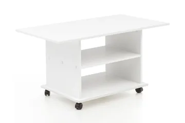 Dewand sofabord 95 cm - Hvid - Møbler - Borde - Sofabord - sofabord med hjul