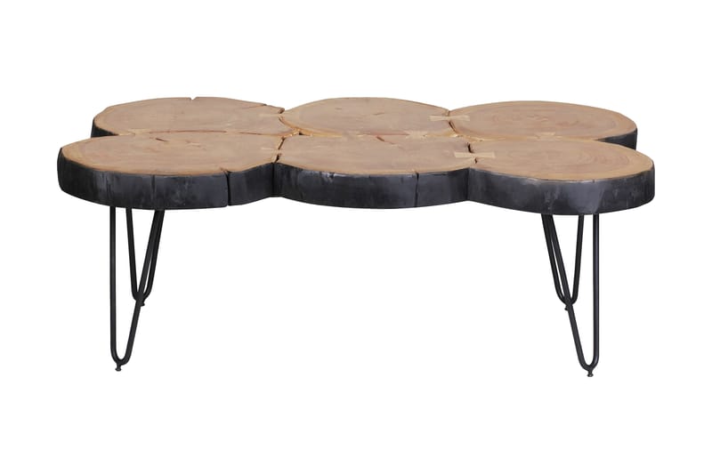 Diglake Sofabord 115 cm - Akacie/Sort - Møbler - Borde - Sofabord