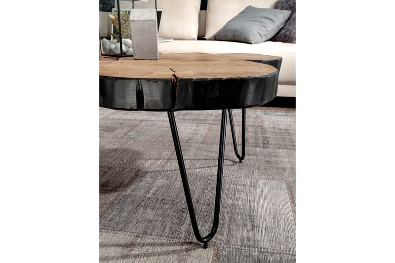 Diglake Sofabord 115 cm - Akacie/Sort - Møbler - Borde - Sofabord