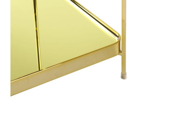 Dinari Sofabord 41 cm - Glas/Guld - Sofabord
