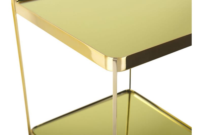 Dinari Sofabord 41 cm - Glas/Guld - Møbler - Borde - Sofabord