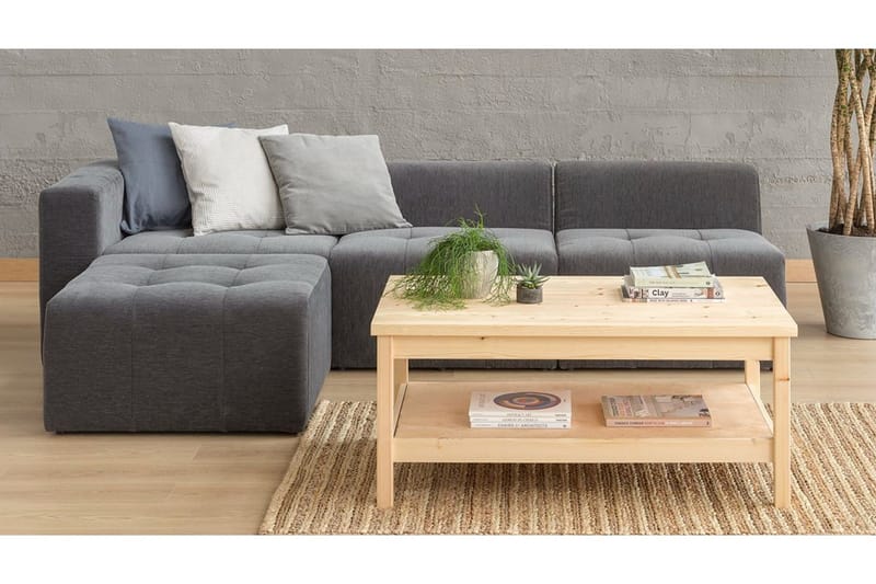 Diwander Sofabord 110x50x110 cm - Brun - Møbler - Borde - Sofabord