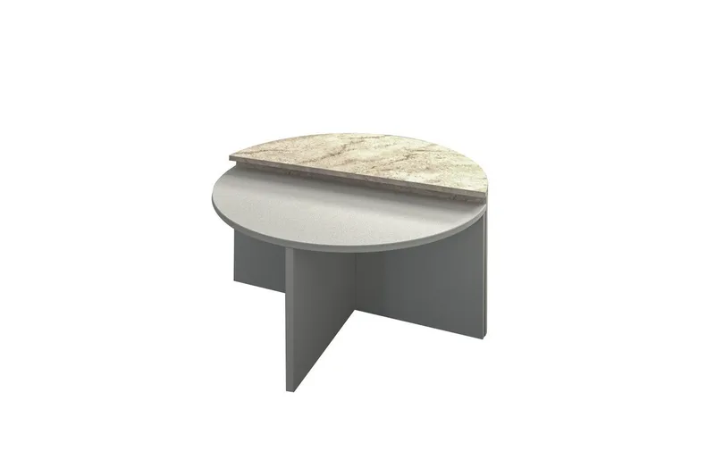 Sofabord Dolcer Grå / Travertin - Grå / Travertin - Møbler - Borde - Sofabord