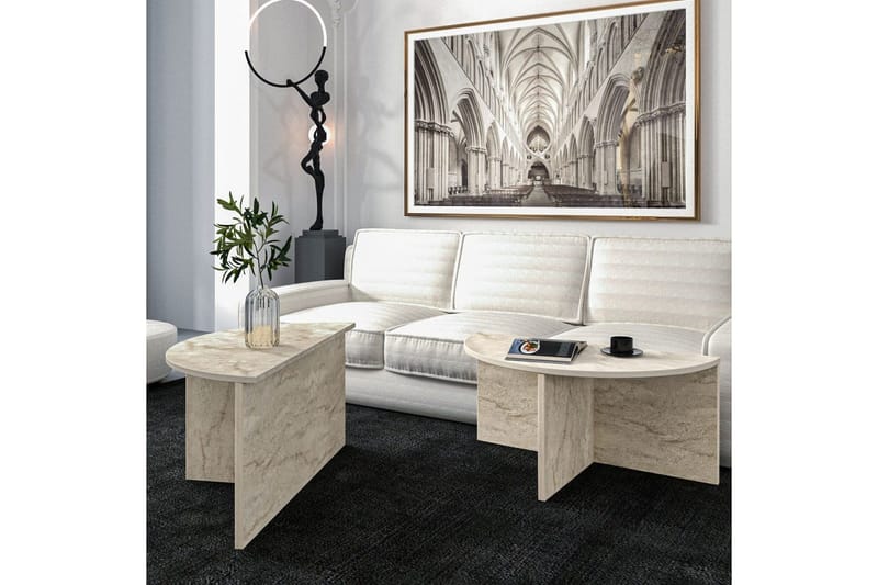 Sofabord Dolcer Travertin - Travertin - Møbler - Borde - Sofabord