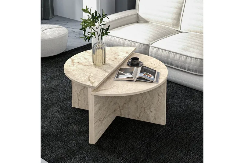 Sofabord Dolcer Travertin - Travertin - Møbler - Borde - Sofabord