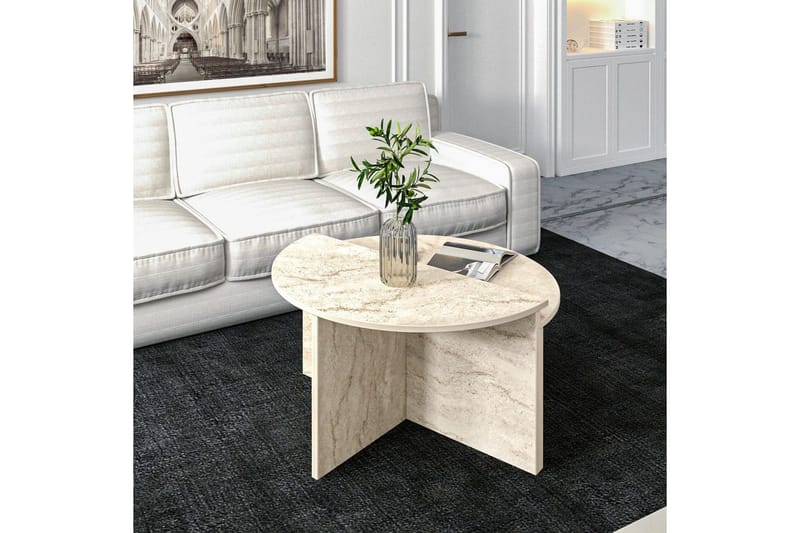 Sofabord Dolcer Travertin - Travertin - Møbler - Borde - Sofabord