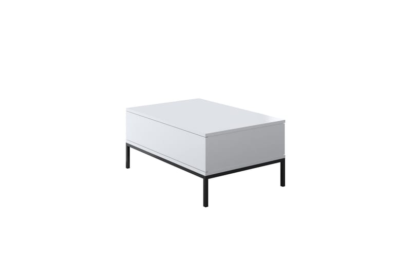 Dorlord Sofabord 90 cm - Hvid/Sort - Møbler - Borde - Sofabord