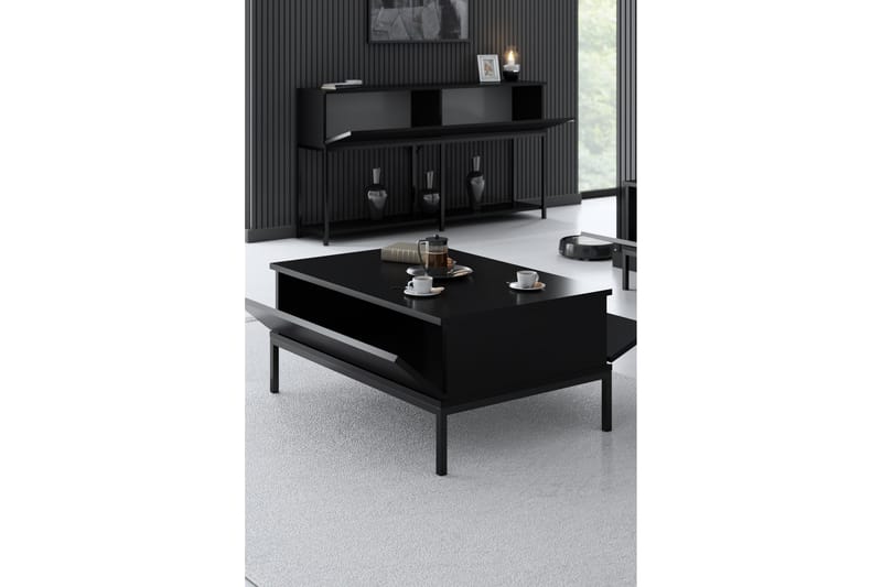 Dorlord Sofabord 90 cm - Sort - Møbler - Borde - Sofabord