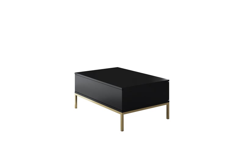 Dorlord Sofabord 90 cm - Sort/Guld - Møbler - Borde - Sofabord