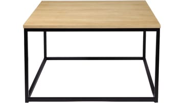 Sofabord Dover 80x80 cm - Hvidpigmenteret - Møbler - Borde - Sofabord