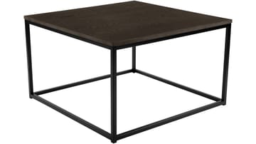 Sofabord Dover 80x80 cm - Mørkebrun egetræsfiner - Møbler - Borde - Sofabord