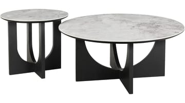 Sofabord Drivor 50 cm - Sortlakeret askefiner - Møbler - Borde - Sofabord