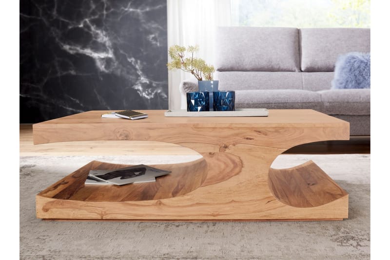 Eidan Sofabord 118 cm - Massivt Træ - Sofabord