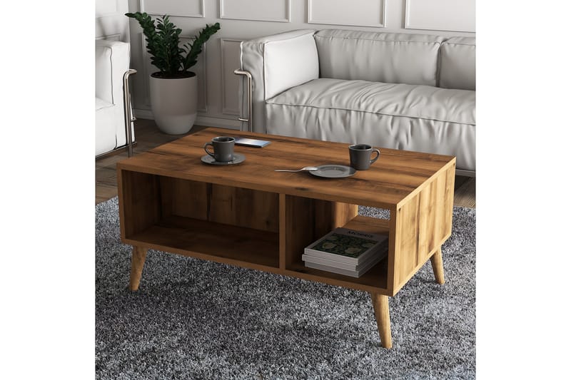 Elrasmo Sofabord 90x54x90 cm - Brun - Møbler - Borde - Sofabord