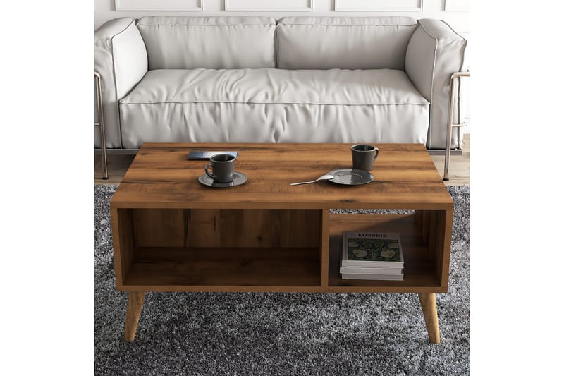Elrasmo Sofabord 90x54x90 cm - Brun - Møbler - Borde - Sofabord