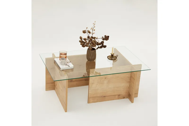 Escape Sofabord 105 cm - Oak - Møbler - Borde - Sofabord