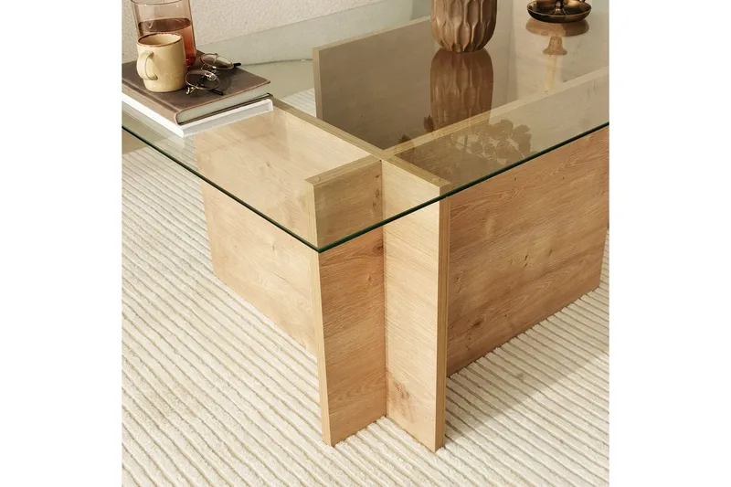 Escape Sofabord 105 cm - Oak - Møbler - Borde - Sofabord