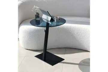 Essexa Sofabord 40x40x40 cm Rundt - Sort - Møbler - Borde - Sofabord