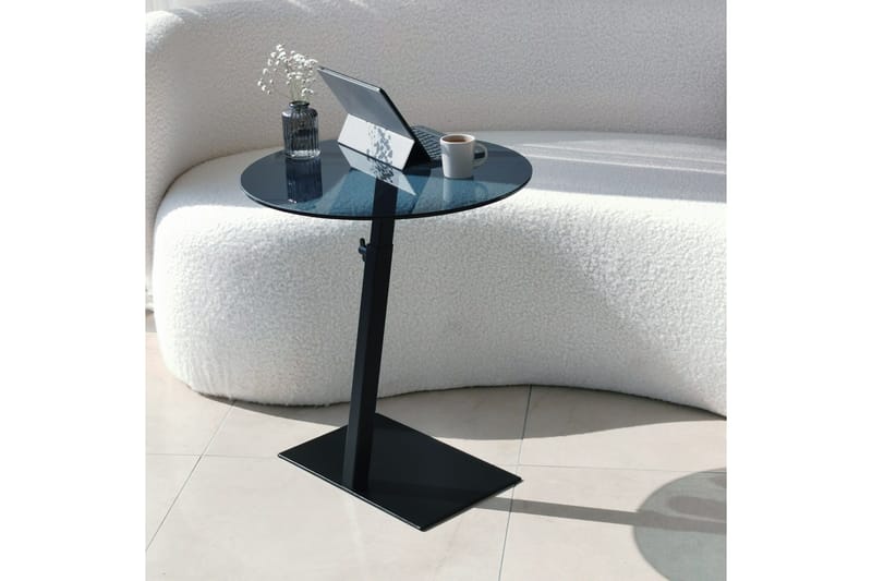 Essexa Sofabord 40x40x40 cm Rundt - Sort - Møbler - Borde - Sofabord