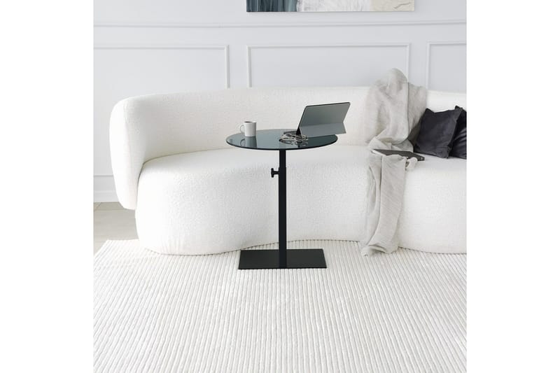 Essexa Sofabord 40x40x40 cm Rundt - Sort - Møbler - Borde - Sofabord