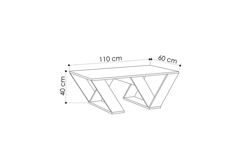 Sofabord Eviren Carrara Marmor - Carrara Marmor - Møbler - Borde - Sofabord