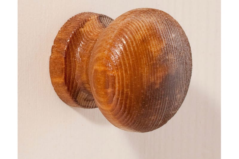 Evonne Sofabord 100 cm med Opbevaring 2 Skuffer + Hylde - Hvid/Brun - Møbler - Borde - Sofabord