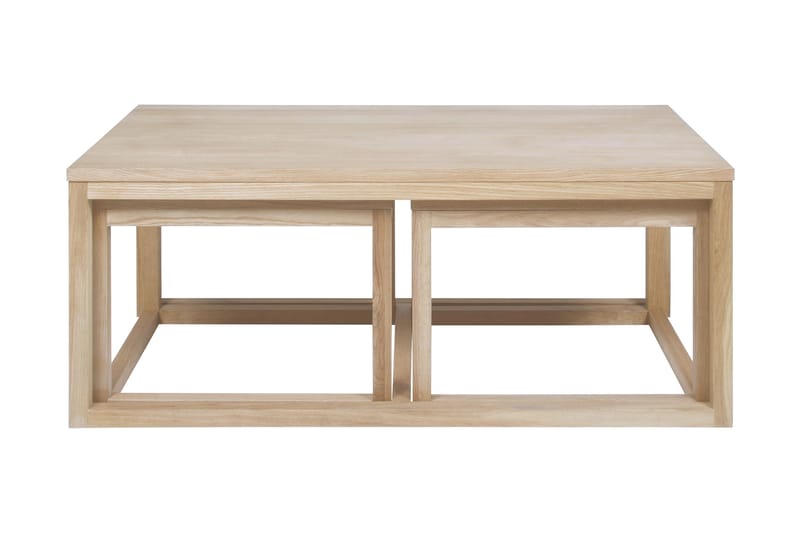 Fabian Sofabord 120 cm - Bok/Beige - Møbler - Borde - Sofabord