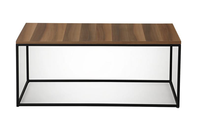 Falan Sofabord 95 cm - Mørkebrun/Sort - Møbler - Borde - Sofabord