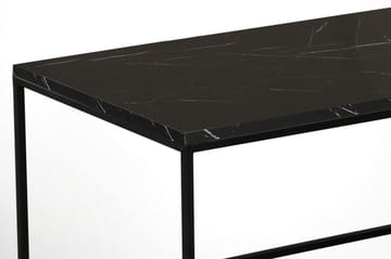 Falan Sofabord 95 cm Marmormønster - Sort - Møbler - Borde - Sofabord