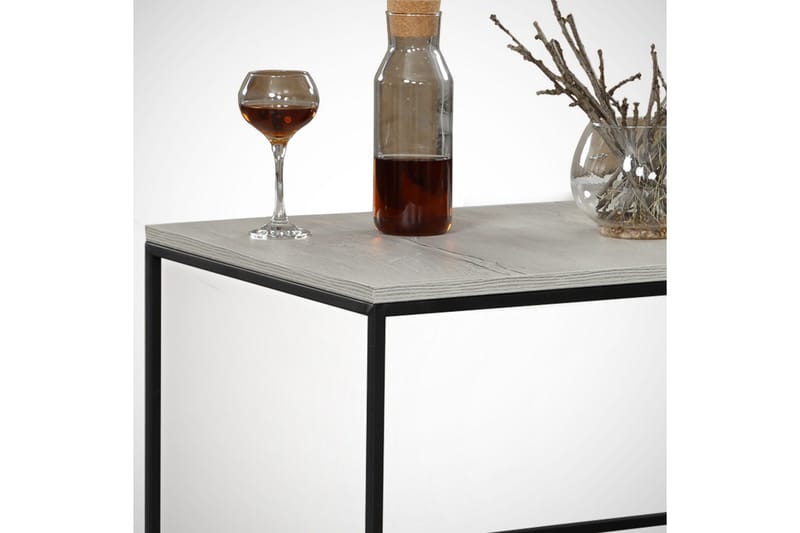 Falan Sofabord 95 cm - Natur/Sort - Møbler - Borde - Sofabord