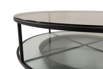 Falsterbo Sofabord Rundt 100 cm - Transparent - Møbler - Borde - Sofabord