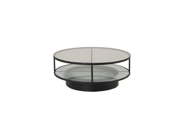 Falsterbo Sofabord Rundt 100 cm - Transparent - Møbler - Borde - Sofabord