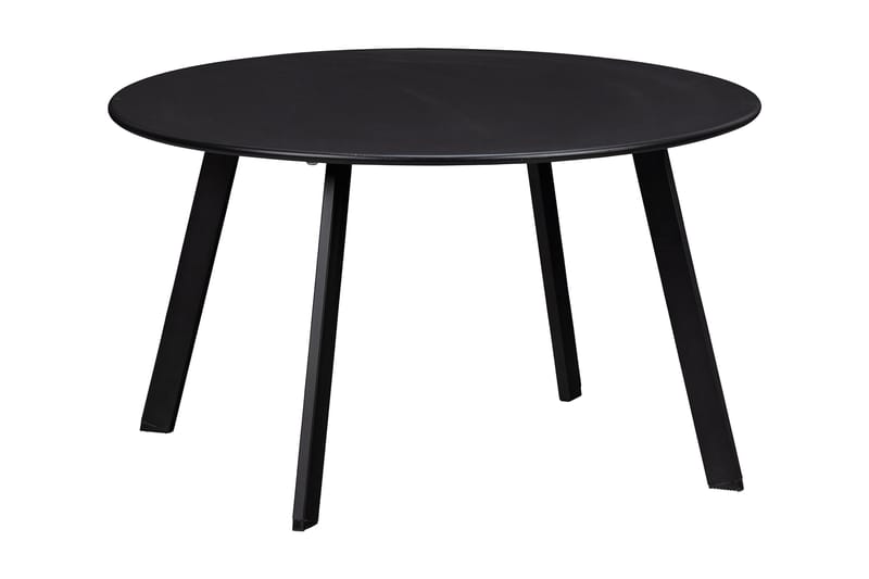 Fer Sofabord Runt 70 cm - Sort - Møbler - Borde - Sofabord