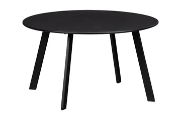 Fer Sofabord Runt 70 cm - Sort - Møbler - Borde - Sofabord
