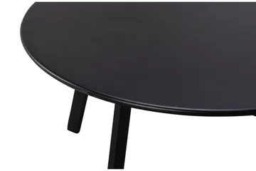 Fer Sofabord Runt 70 cm - Sort - Møbler - Borde - Sofabord
