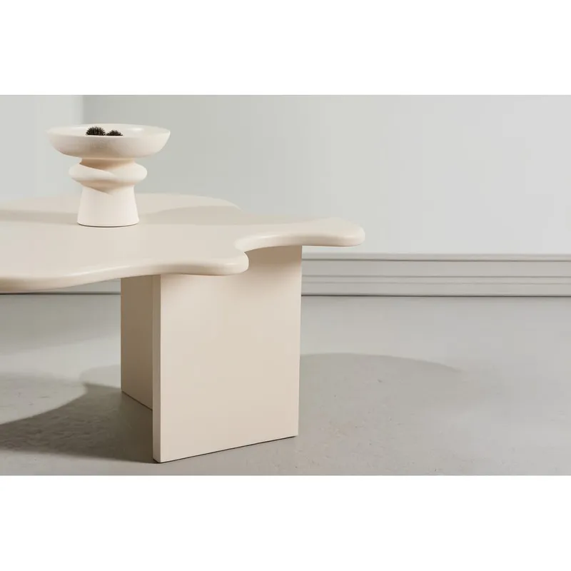 Sofabord Flower - Beige - Møbler - Borde - Sofabord