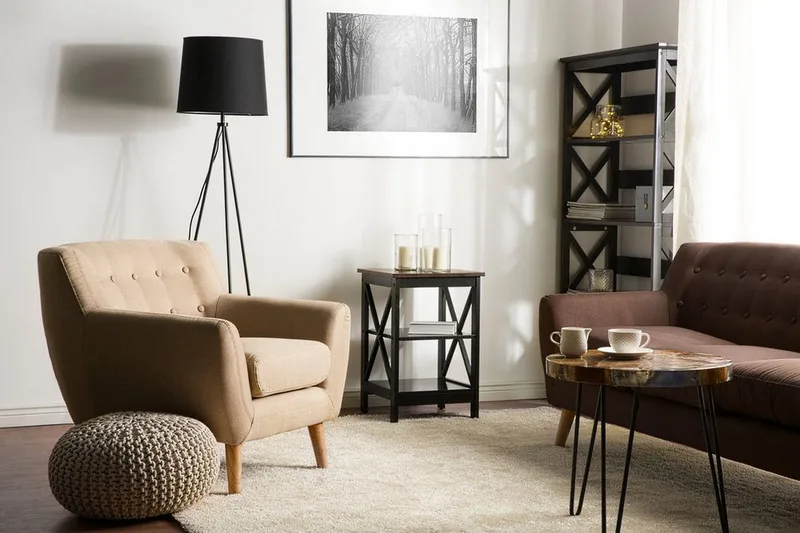 Foster sofabord 40 cm, Sort