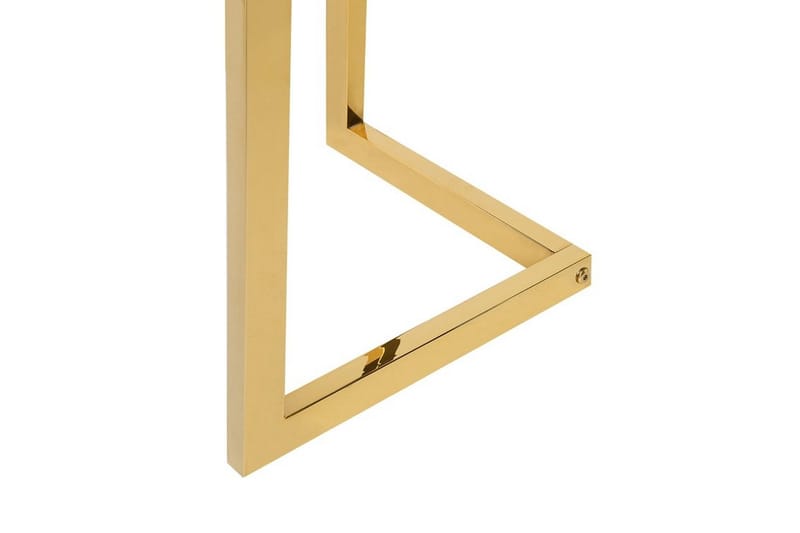 Frechen Sofabord 120 cm - Glas/Guld - Sofabord