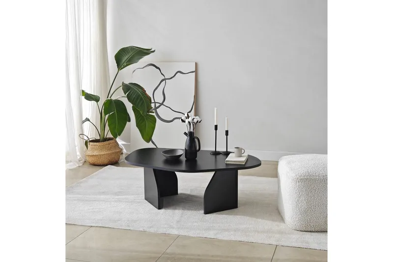 Sofabord Fredrilla Sort - Sort - Møbler - Borde - Sofabord