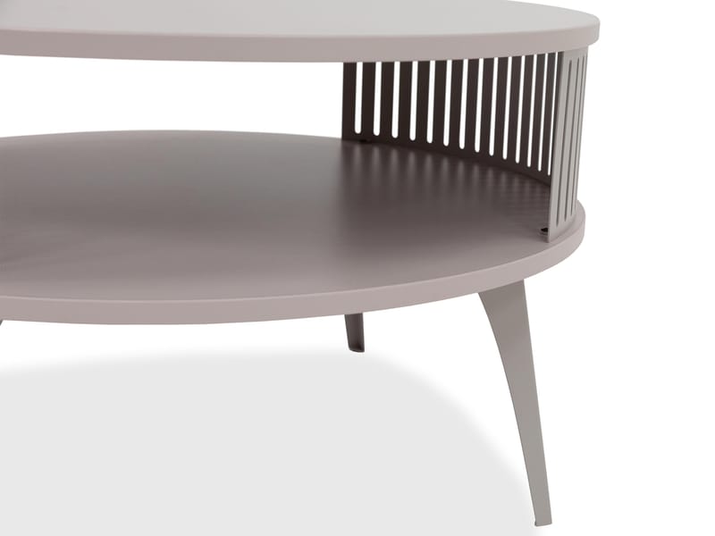 Galia Sofabord 75 cm Rundt - Beige|grå - Møbler - Borde - Sofabord
