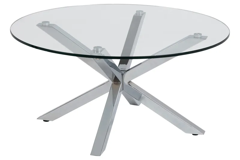 Ganesh Sofabord 82 cm Rund, Grå