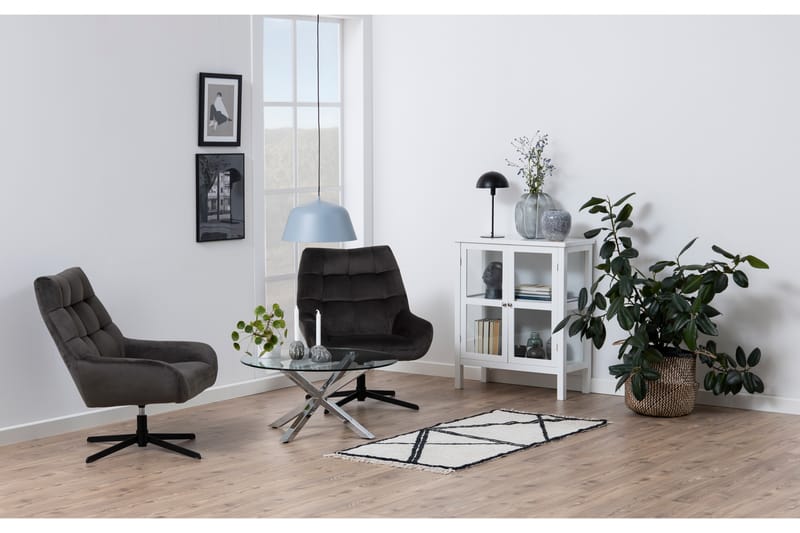 Ganesh Sofabord 82 cm Rund - Grå - Møbler - Borde - Sofabord