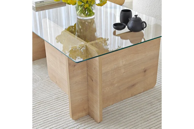 Giona Sofabord 105 cm - Brun - Møbler - Borde - Sofabord