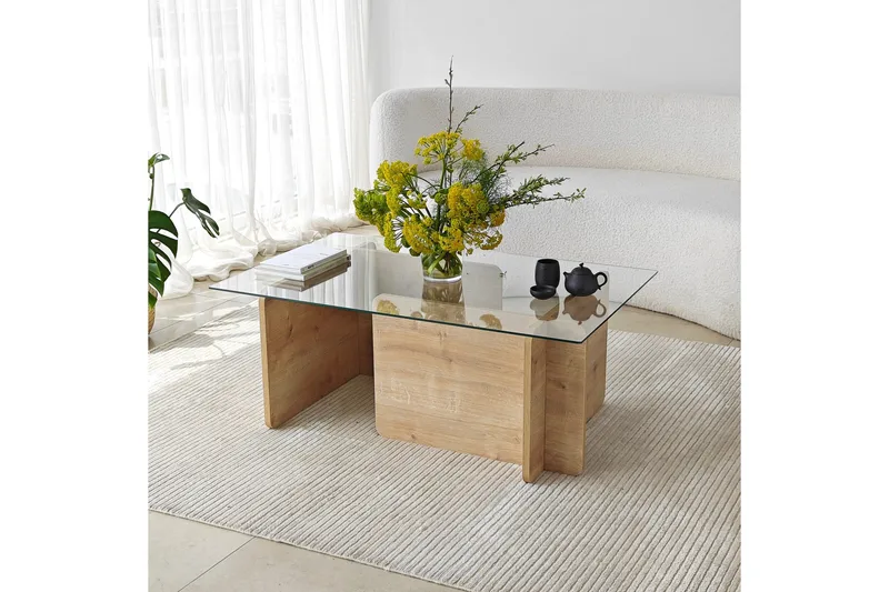 Giona Sofabord 105 cm - Brun - Møbler - Borde - Sofabord