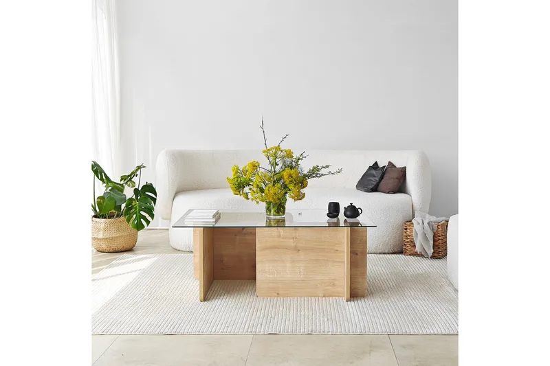 Giona Sofabord 105 cm - Brun - Møbler - Borde - Sofabord